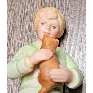 1984 Goebel Irene Spence Collection Figurine RISE and SHINE Child Holding Kitten